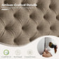 Luxe Diamond Tufted Wingback Bed