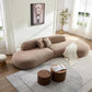 CloudCurve Bouclé Modular Sofa