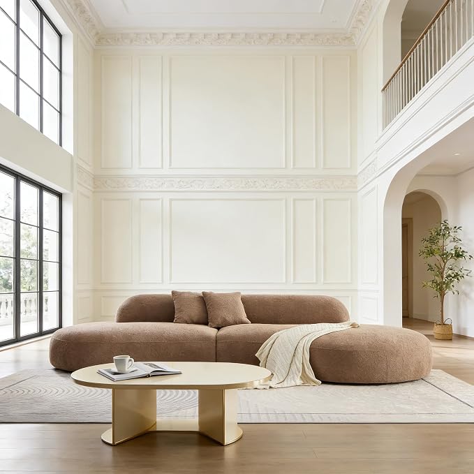 CloudCurve Bouclé Modular Sofa