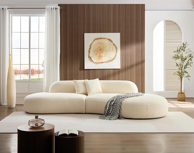 CloudCurve Bouclé Modular Sofa