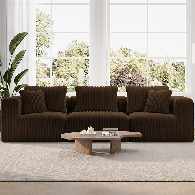 CloudFlex Corduroy Modular Sectional Sofa
