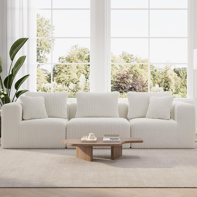 CloudFlex Corduroy Modular Sectional Sofa