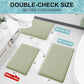Premium Thick Microfiber Non-Slip Bath Mat, 4 Piece Set