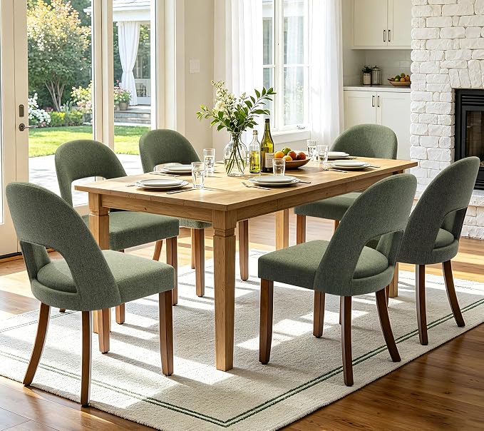 Ashford Linen Dining Chair Set