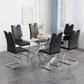 Celeste Rectangular Glass Dining Set