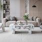 Architectural Block Base Coffee Table