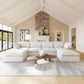 Modern Hemp Velvet Modular Sectional Sofa