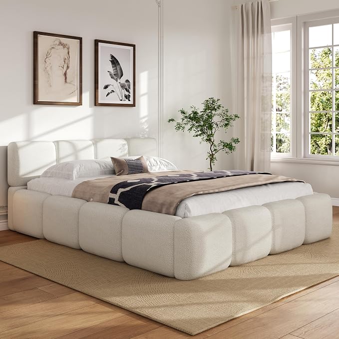 DreamCloud Bouclé Platform Bed