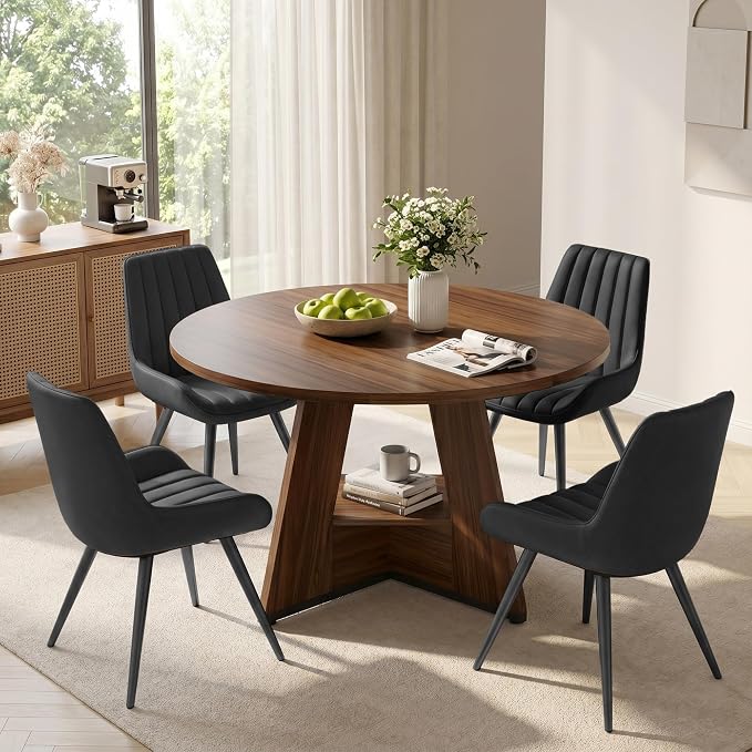 Bennett Round Dining Table Set