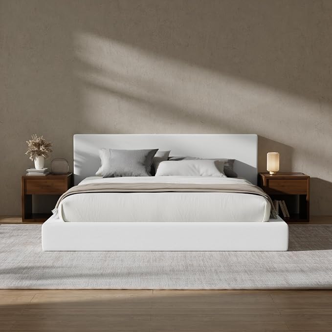 Cloud Chenille Upholstered Bed
