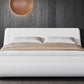 Modern Sleigh Upholstered Platform Bed