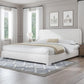 Modern Cloud Curve Bouclé Bed