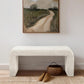 Modern Bouclé Upholstered Bench