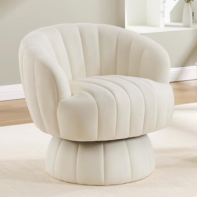 Serafina™ Velvet Swivel Accent Chair