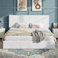 Modern Channel Velvet Bed