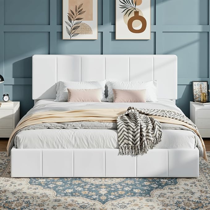 Modern Channel Velvet Bed